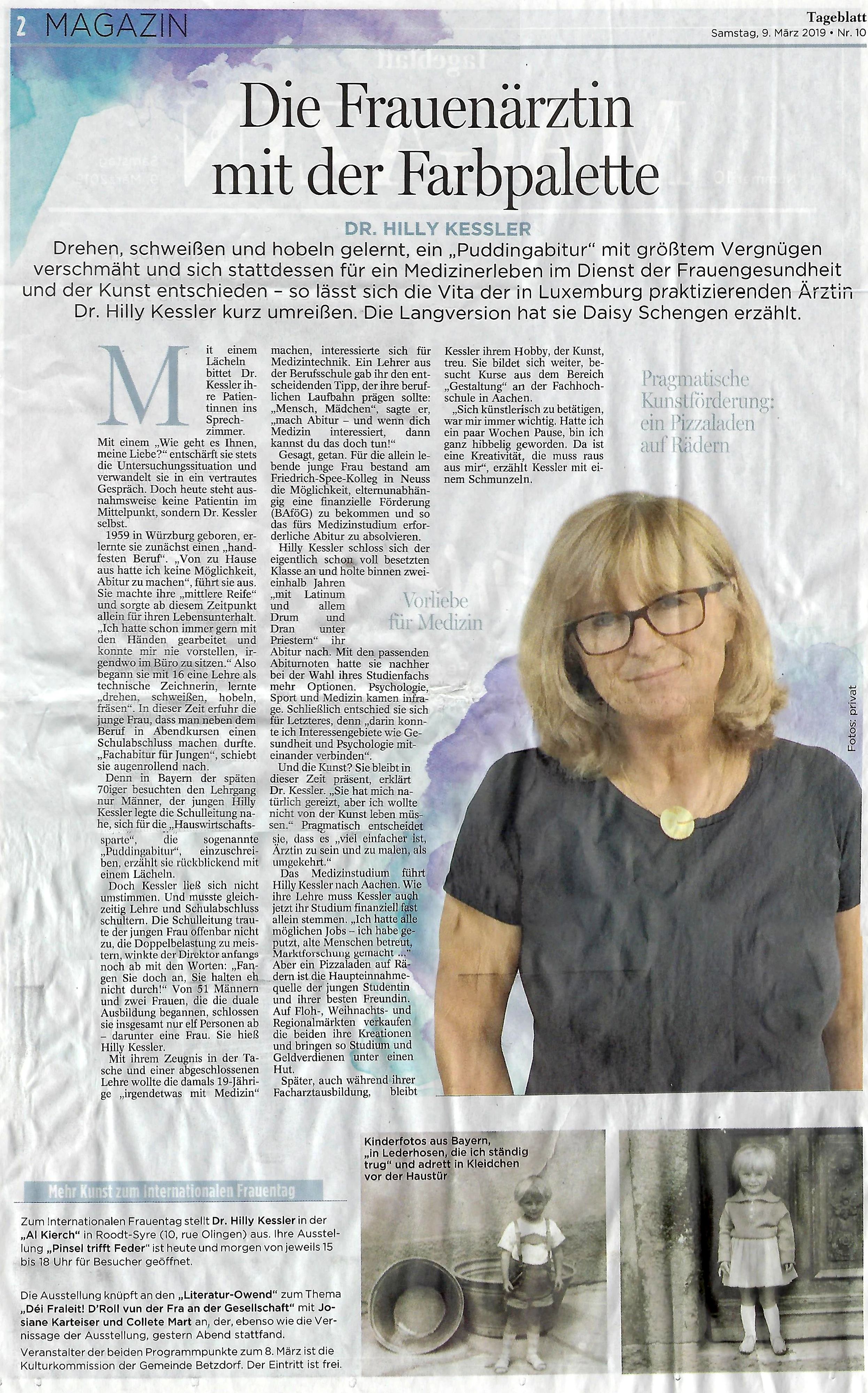 Tageblatt März 2019